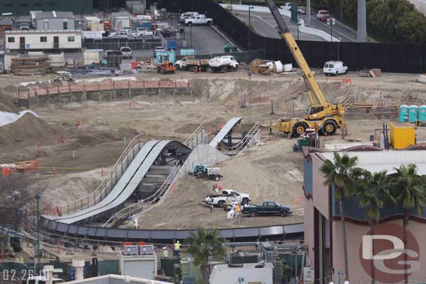 Over to Cars Land now.  More track is being installed for the Radiator Springs Racers