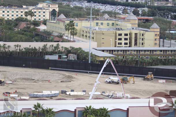 Looks like most of the track that was lined up has been installed.