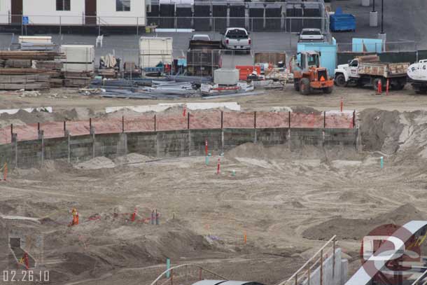 Not much visible progress on the pit