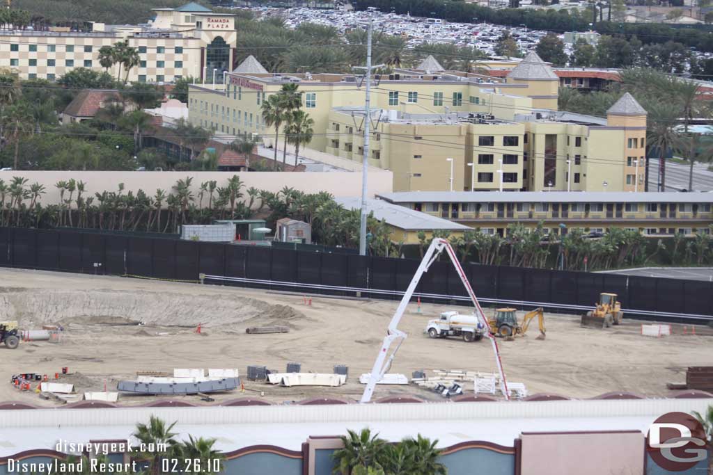 Looks like most of the track that was lined up has been installed.