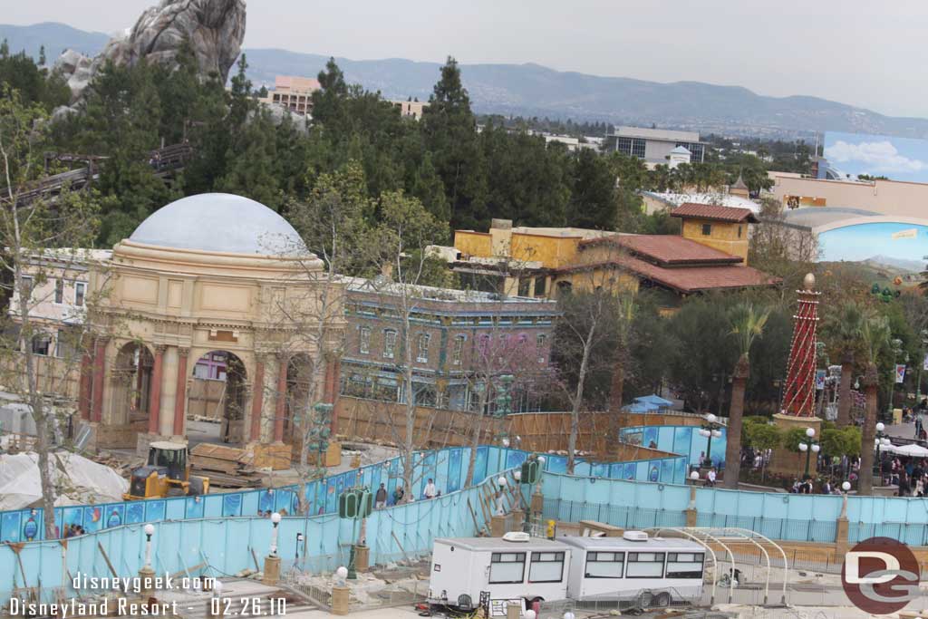 Here you can see how the walls have been pushed out (on the left)