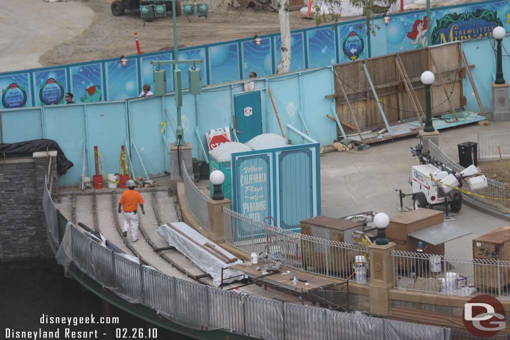 This area still does not have its planks yet.