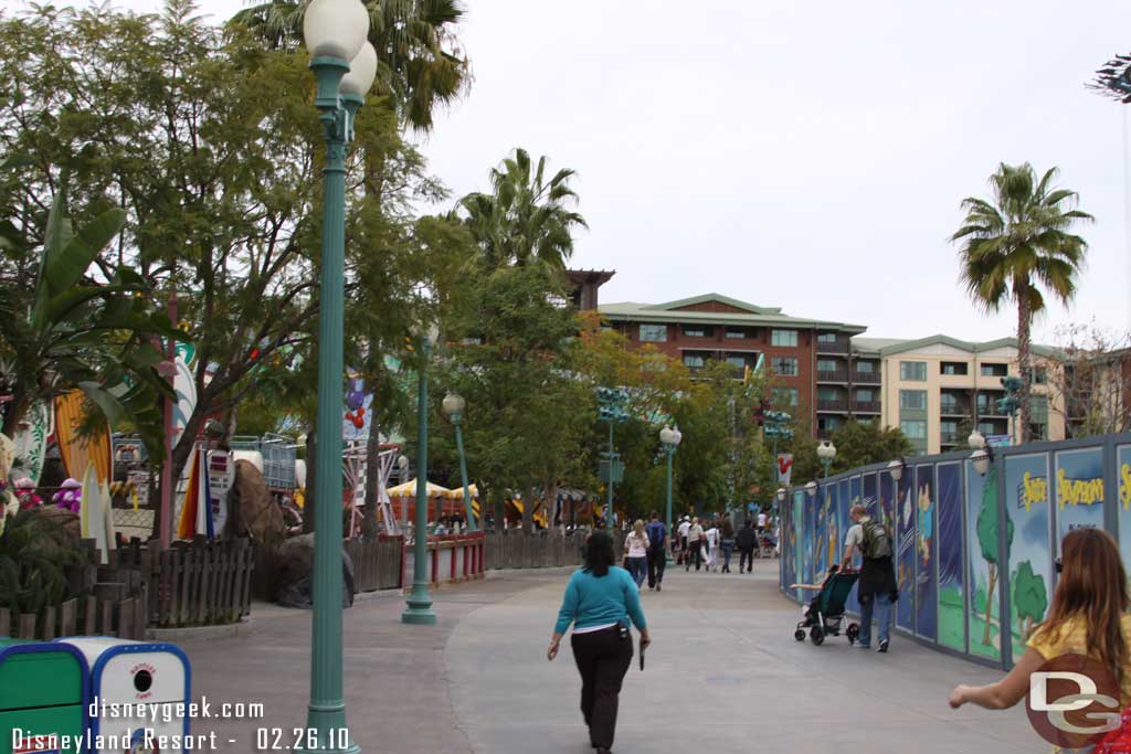 The parade route/walkway is reopened.