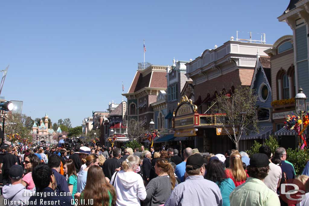 Over to Disneyland for the Sherman brothers event.