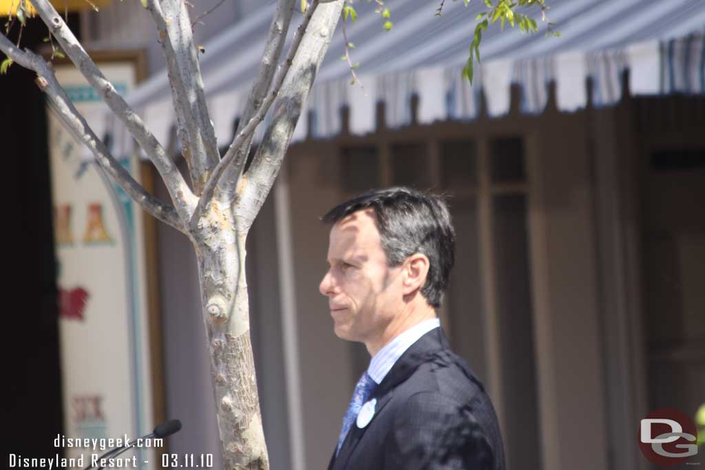 Tom Staggs Walt Disney Parks and Resorts Chairman was next.