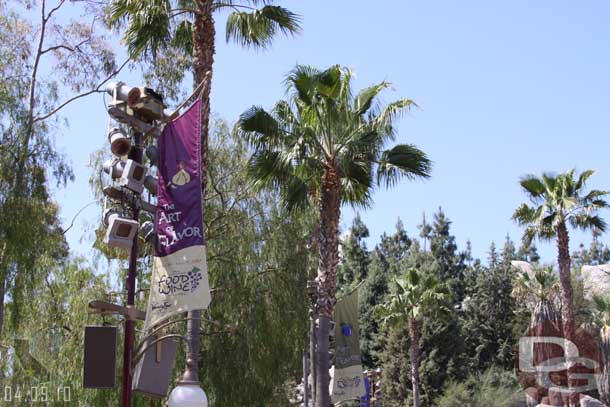 More banners along the parade route.