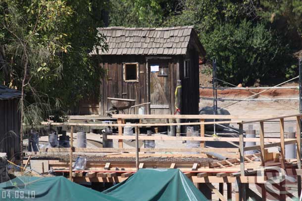 Looks like the docks on the side of the island that faces Big Thunder are ready for concrete