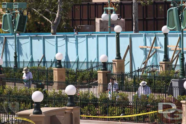 Custodial CMs cleaning the railings and light fixtures.  Guess that means this will be open very soon (last I read Saturday was the day).