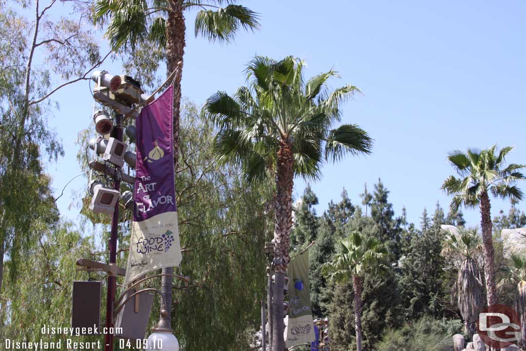 More banners along the parade route.