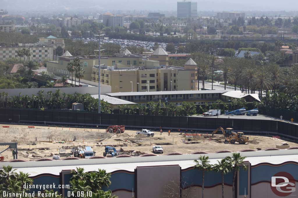 Looks like they are putting in the footers for the show building/rock work on the far right of the site.