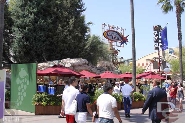 The various walks were set up along the old parade route (I call it old since right now no parades use it they were re-routed last week).