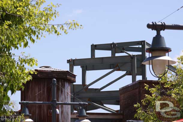 More of the Cars steel is visible from the Wharf area now.