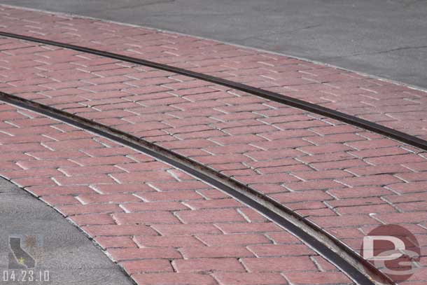 The Jolly Trolley track.. interesting to note this brickwork compared to the new track at DCA