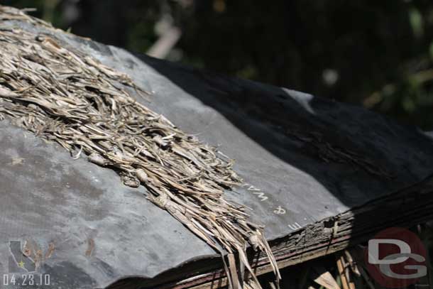 Noticed this roofing in the treehouse needs some work..