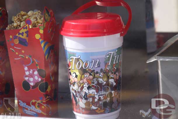 New popcorn buckets?  Looks like a perfect segway to the silly symphony swings.