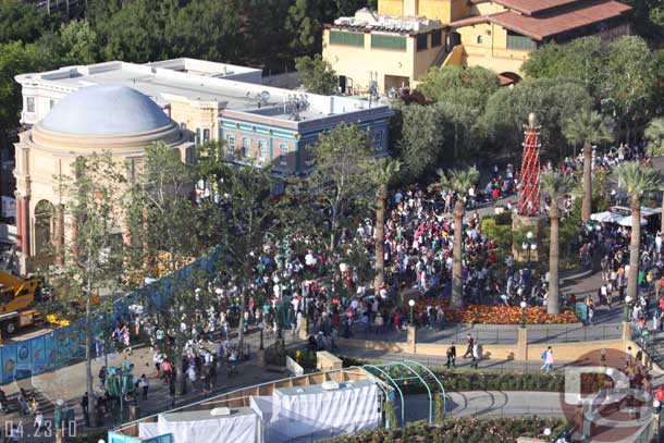 The crowd after the parade