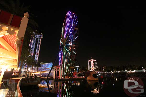 The back of the Fun Wheel