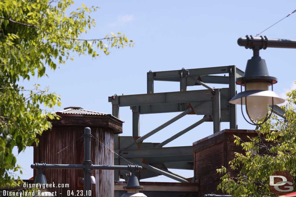 More of the Cars steel is visible from the Wharf area now.