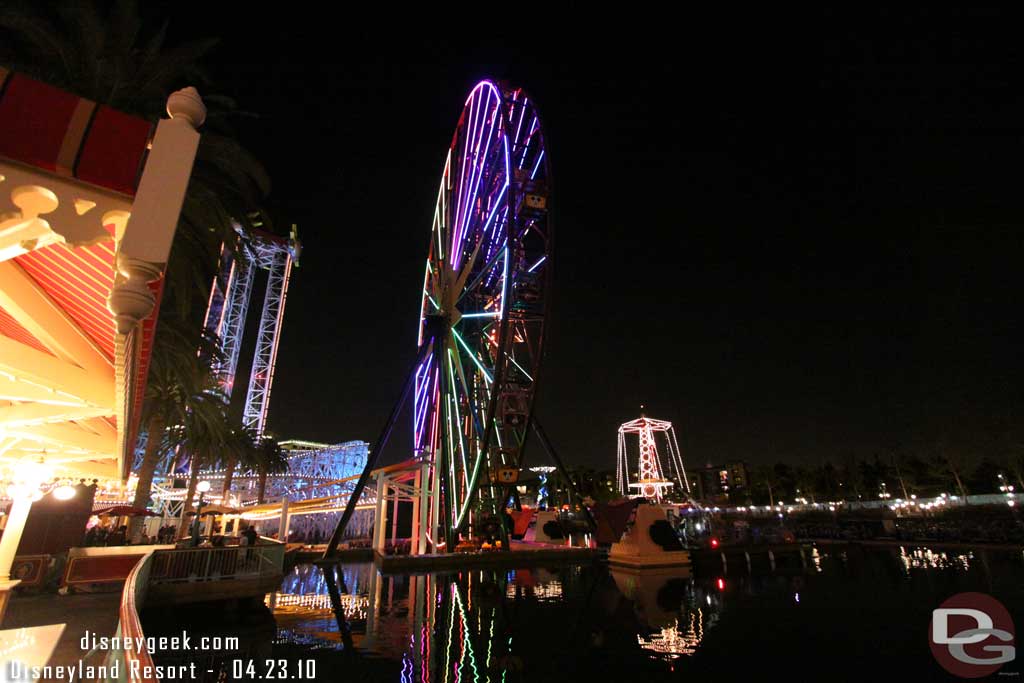 The back of the Fun Wheel