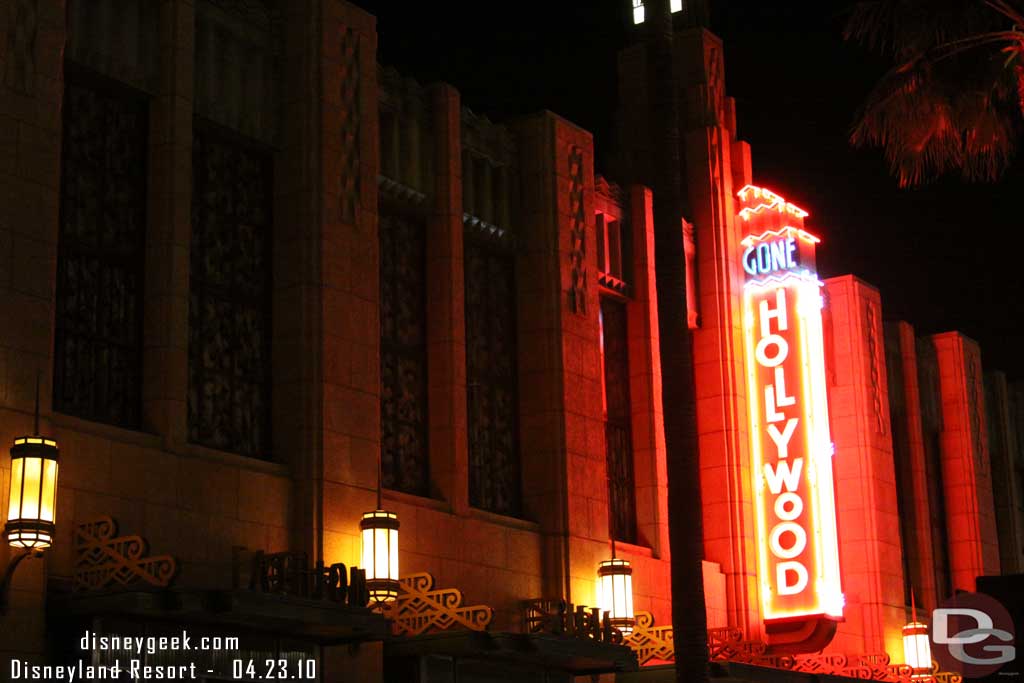 Stopped by the Backlot for some night shots