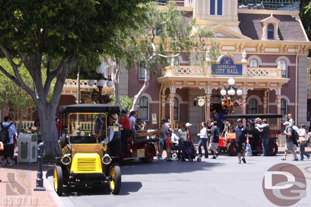 Main Street was alive with activity.