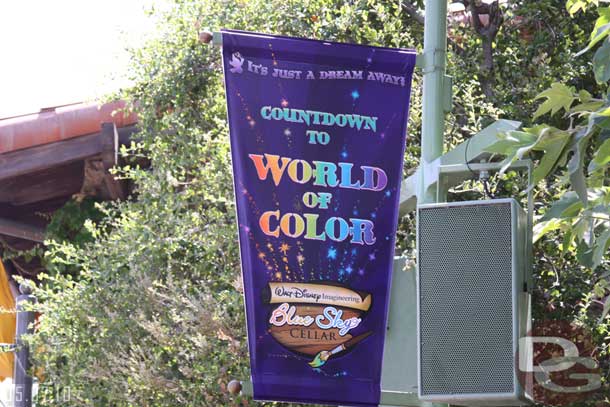 Some new banners near the Blue Sky Cellar