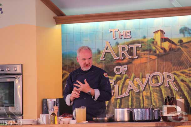 The celebrity chef of the day was Art Smith