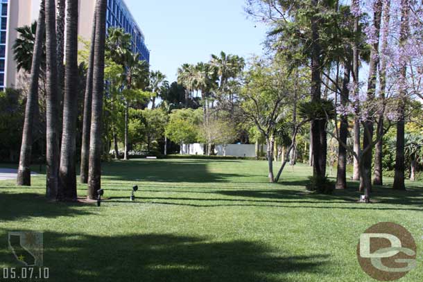 Walking over to the Disneyland Hotel