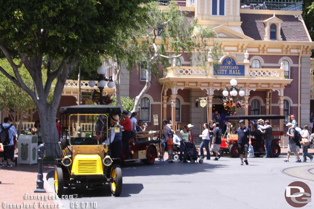 Main Street was alive with activity.