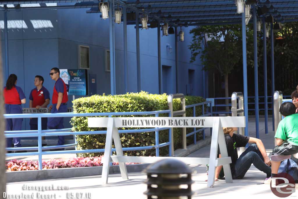 Spotted a World of Color sign near the old Millionaire building.. it was advertising a cast member showplace the first week of June, this is when the CMs will learn about some of the logistics, merchandise, etc...