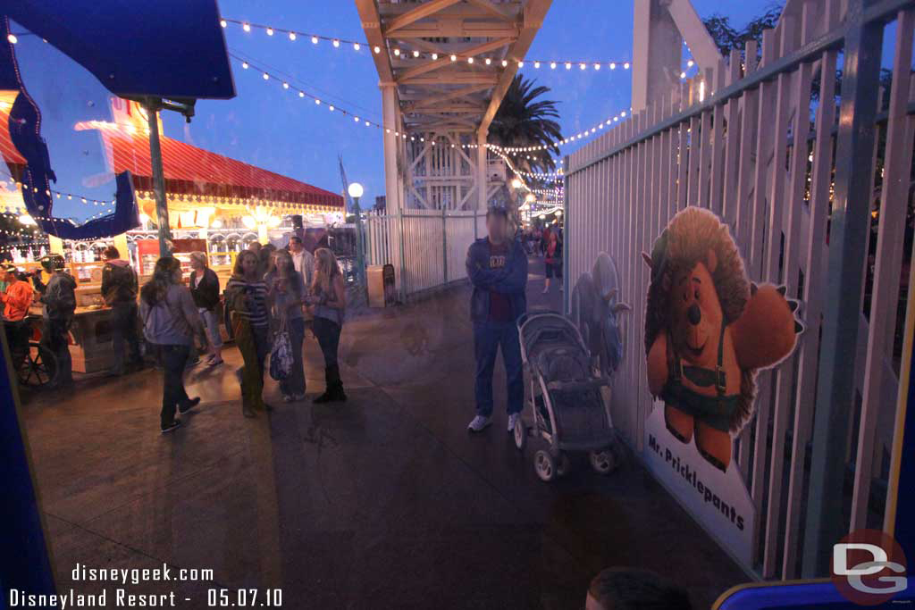 The view from inside the toy box on the Pier