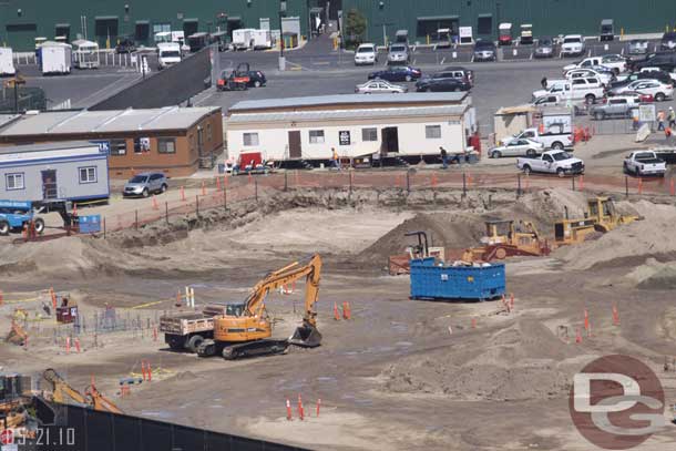 They have started some more grading work to the left of the Racers