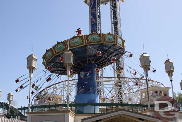 They started to cycle the swings.