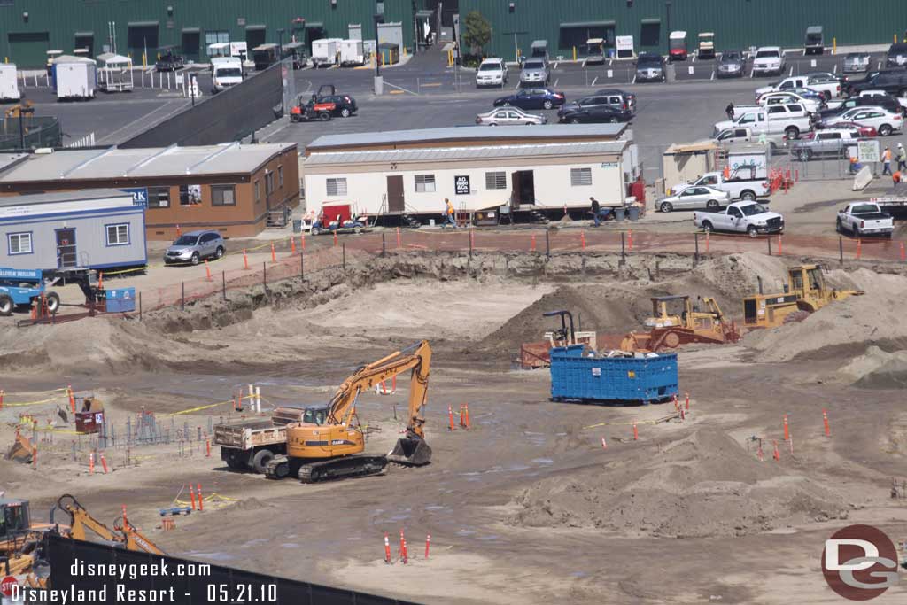 They have started some more grading work to the left of the Racers