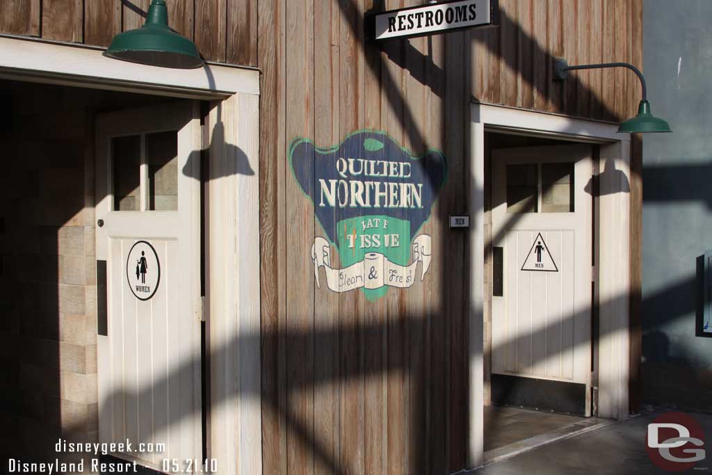 Never really noticed the restroom signs.