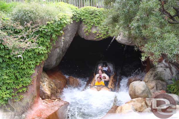 Splash Mountain is open again too.