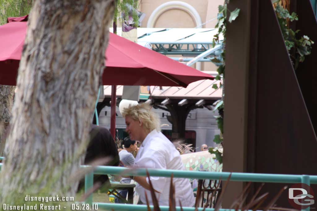 Anne Burrell was one of the Celebrity Chefs of the day.