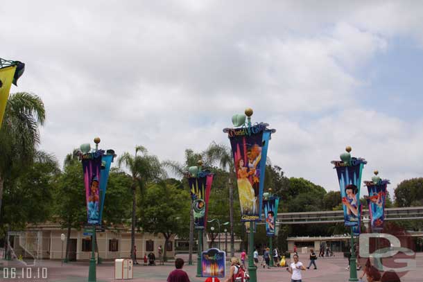 New banners in the Esplanade