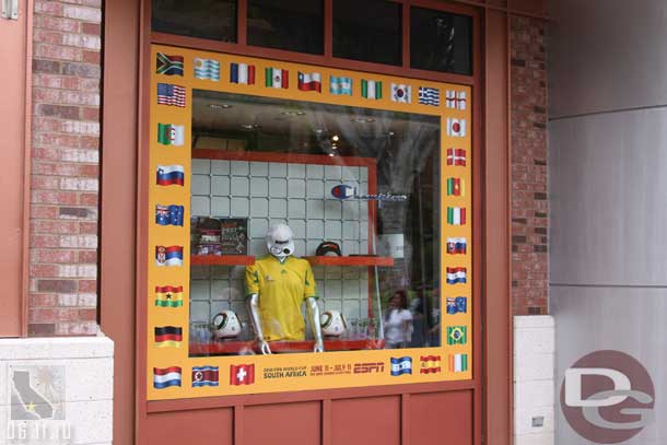 A World Cup display at ESPN