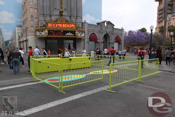 This looks to be set up for the motion capture for the projections that are supposed to be on the Hyperion