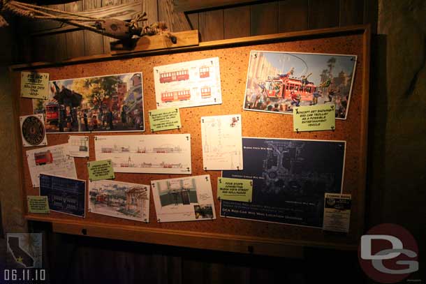 A new exhibit opened in the Blue Sky Cellar Friday morning.  Here is a tour of the new displays.  The first board as you walk in features the Red Cars.