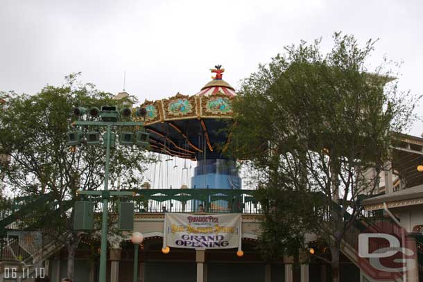 Found a spot for the opening of the swings (it was listed as a Cast Member moment if I remember correctly).