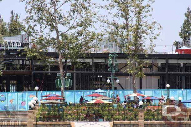 Looks like some of the interior walls are going up for Little Mermaid.