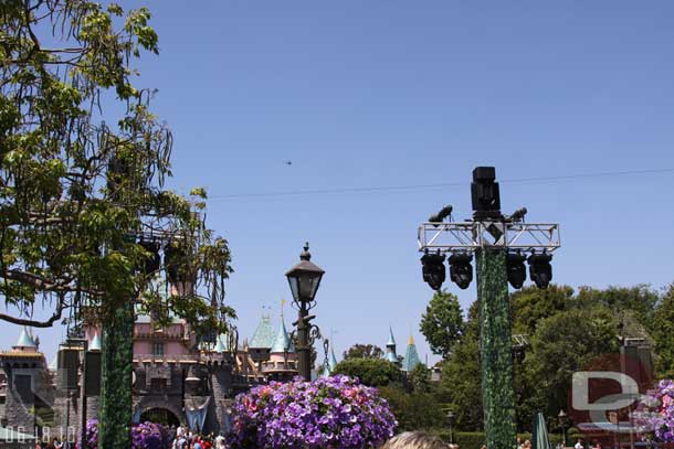 The grad nite lights/speakers were still out, I think Thursday was the last one of the season.