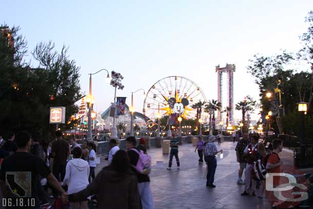 This walkway was off limits unless you had a Fastpass