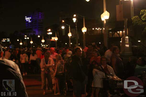 The crowd queued up for the 10:15 performance.