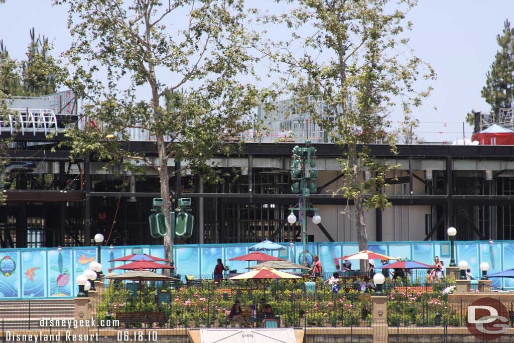 Looks like some of the interior walls are going up for Little Mermaid.