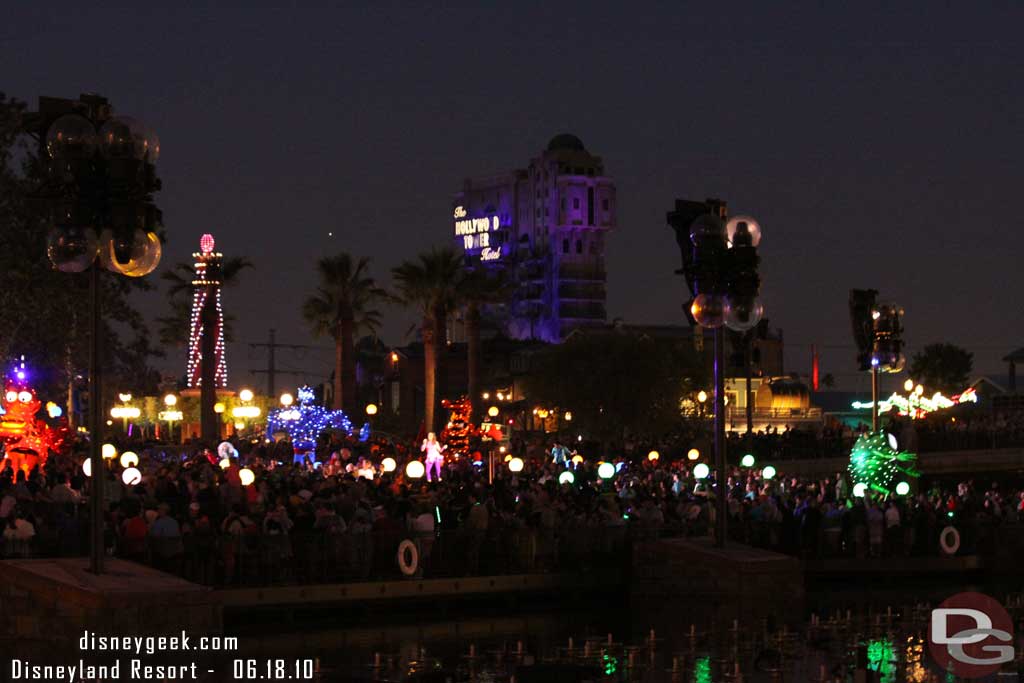 I was over by the swings, so we could barely hear the audio of the show.  Wonder why it was not brought into our area.. 