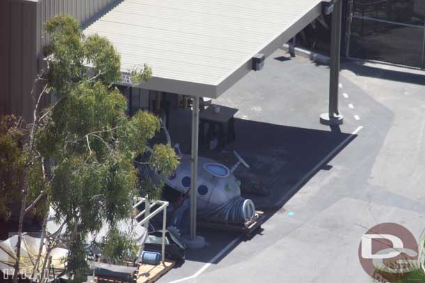 The Muppet ship still parked backstage