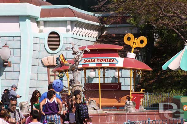 The Trolley is still down by Roger Rabbit.